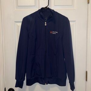 Cherokee Infinity Navy Blue Scrub Jacket (HCA)